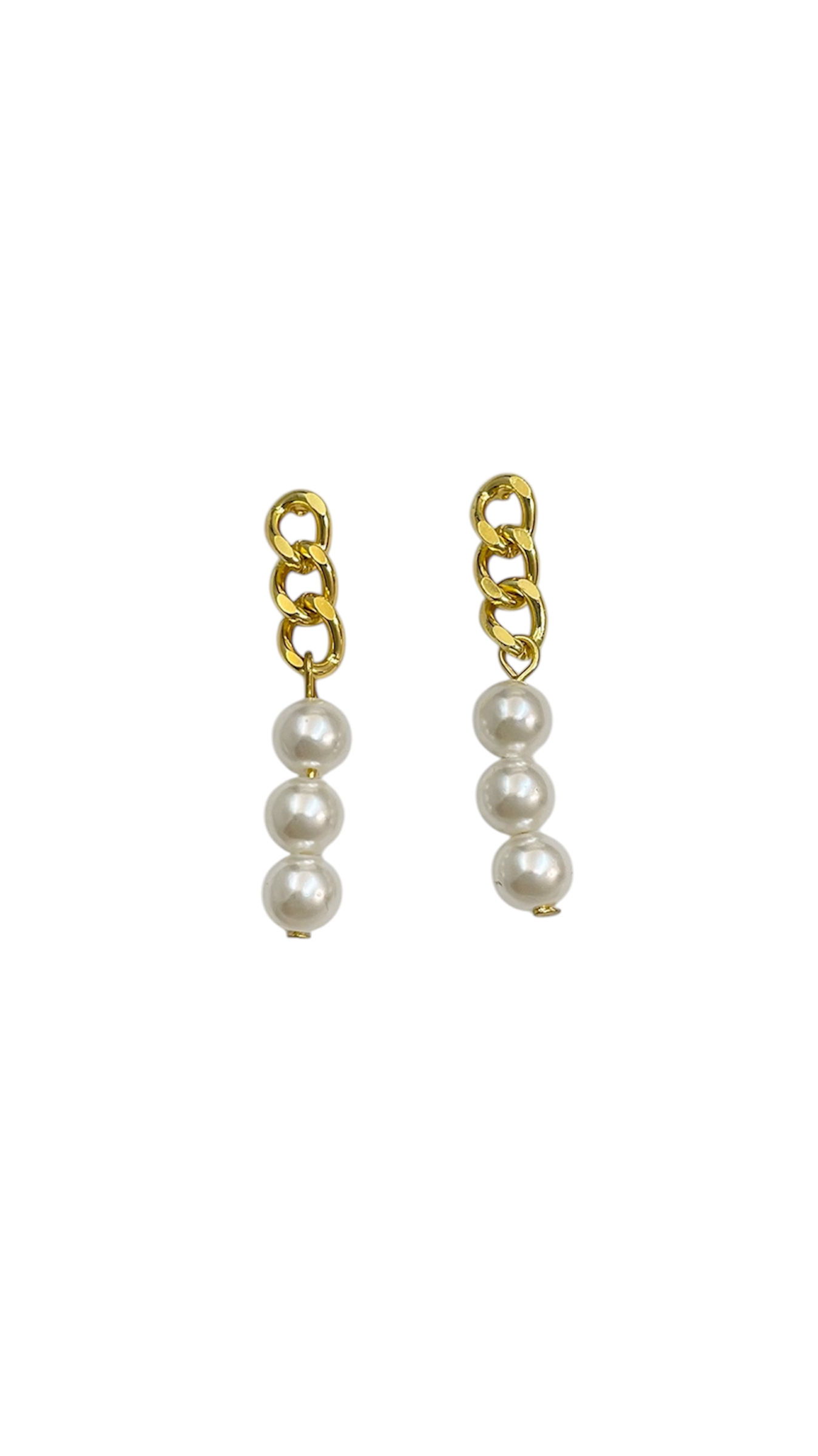 Pearl earrings