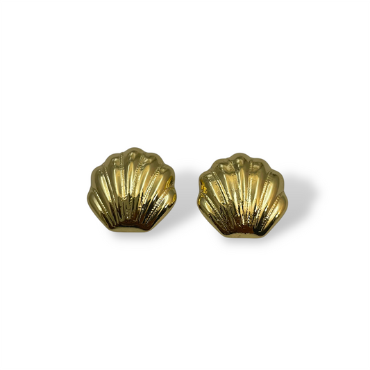 Gold Shell Earrings
