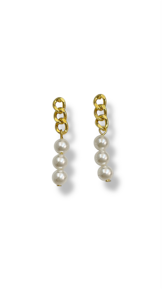 Pearl earrings
